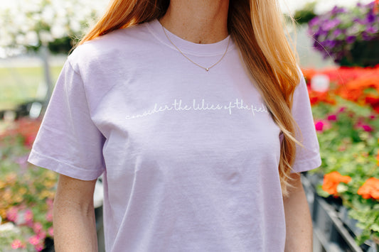 Violet Lily Garden Tee