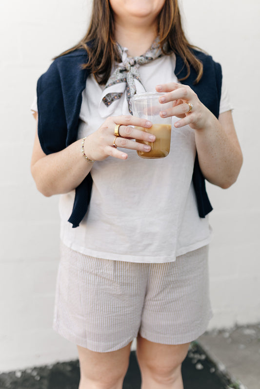 August Stripe Shorts