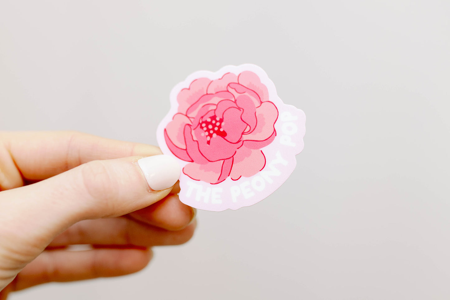 Peony Pop Sticker