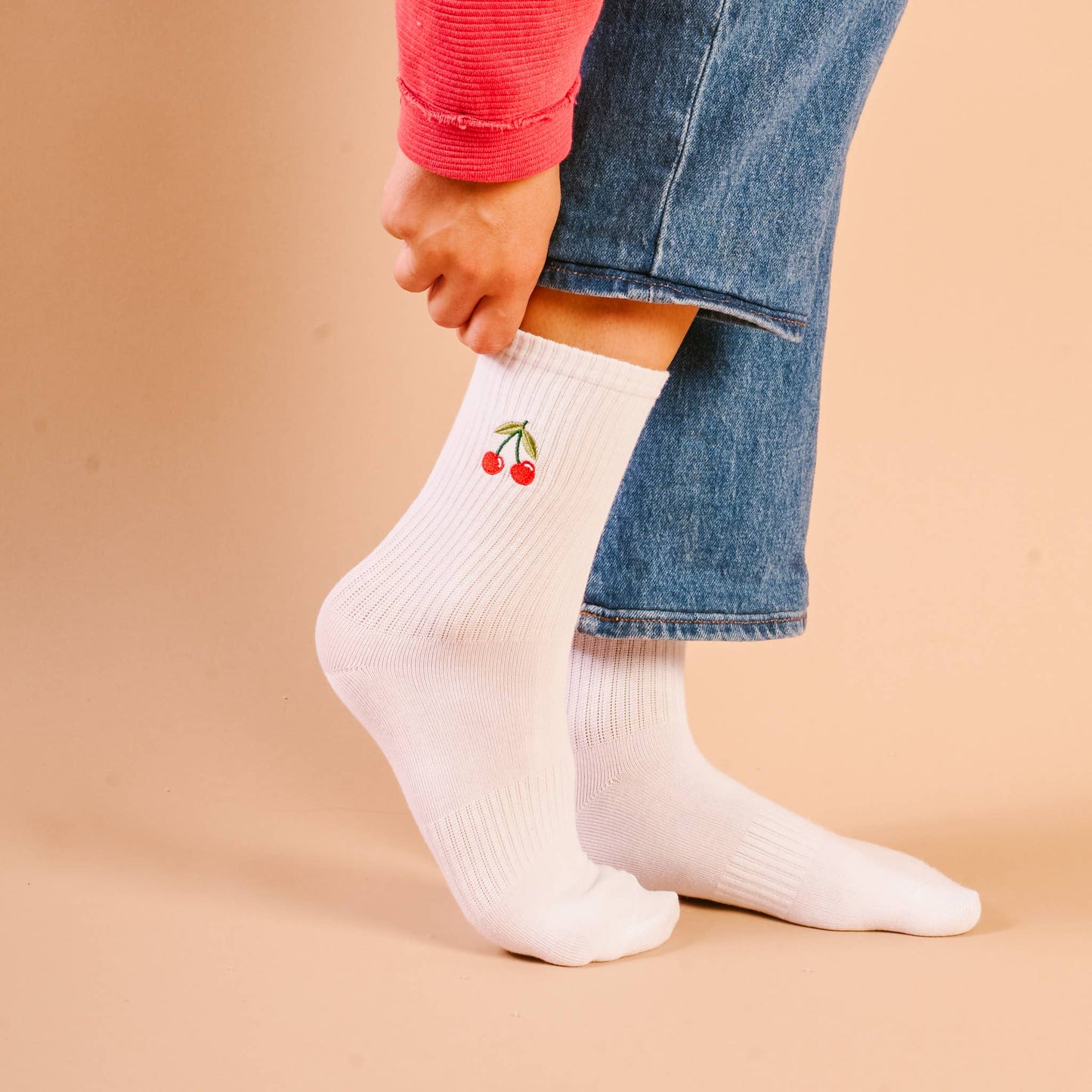 Cherries • Crew Sock