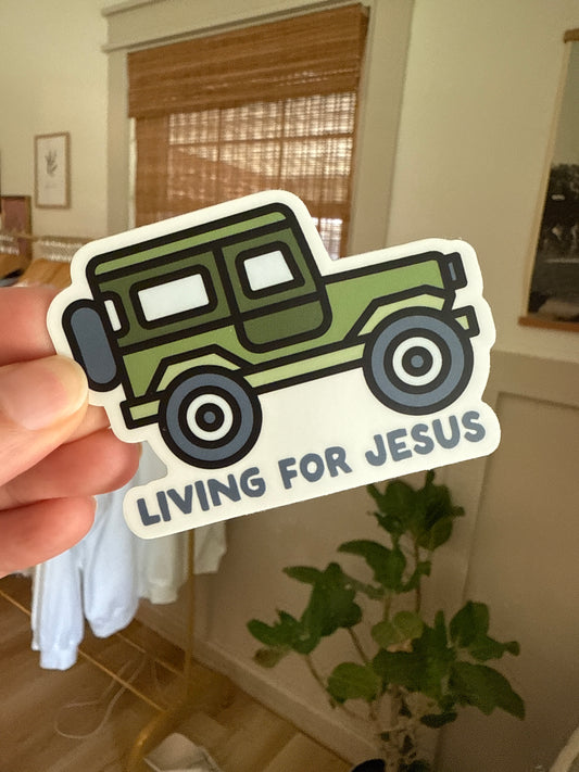 Jeepin' Sticker