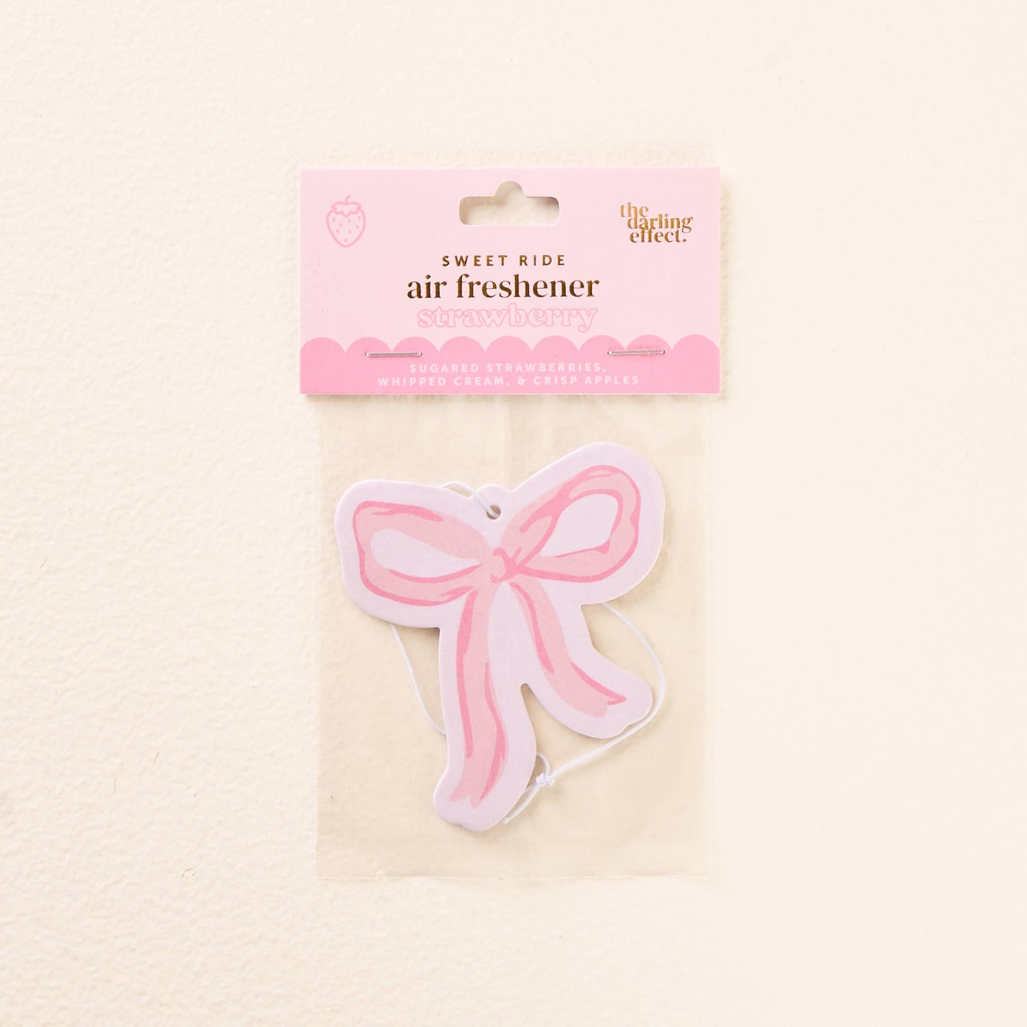 Pink Bow • Car Air Freshener